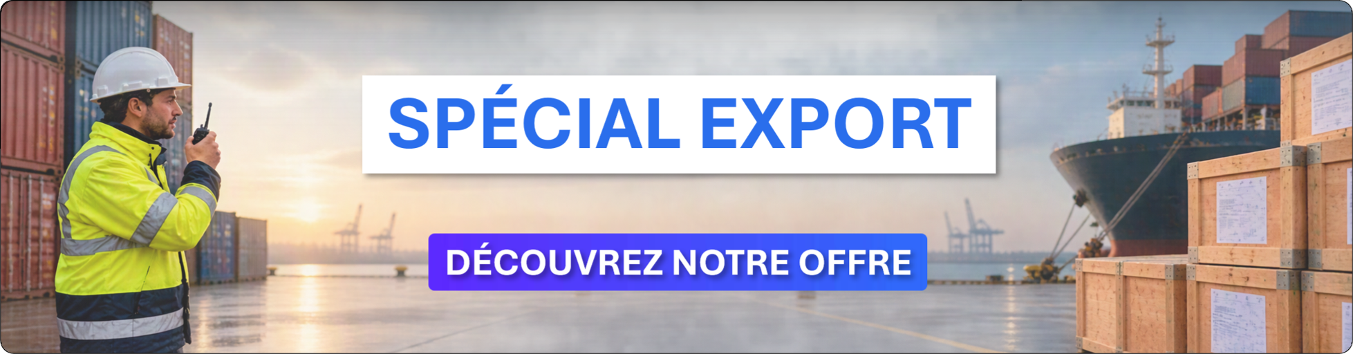 Découvrez nos emballages d’exportation.