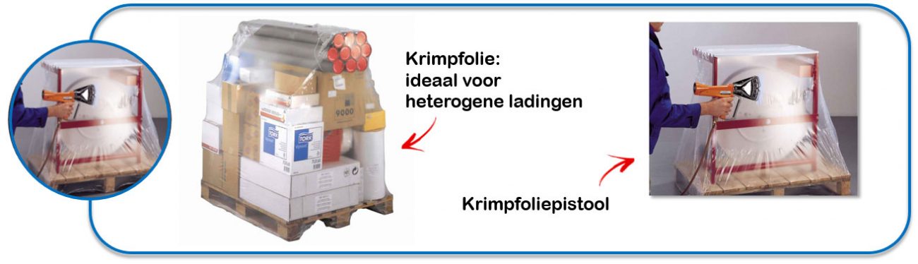 Krimpfolie voor heterogene of zwaardere ladingen