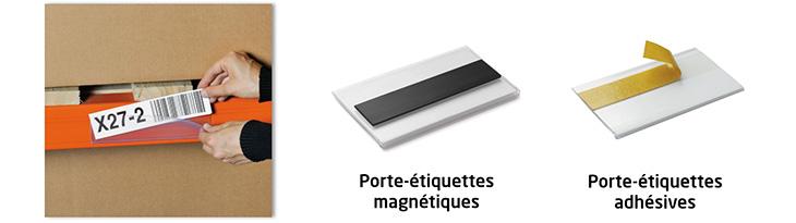 Faites usage des porte-étiquettes pour marquer vos étagères. 