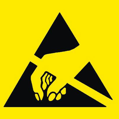 Symbole pour des emballages antistatiques