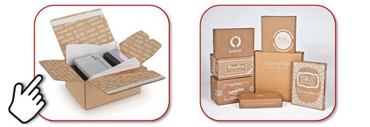 Caisse carton personnalisable