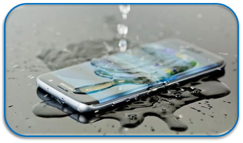 Smartphone tombé à l'eau