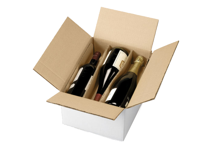 Découvrez tous types de caisses à vin en carton. 