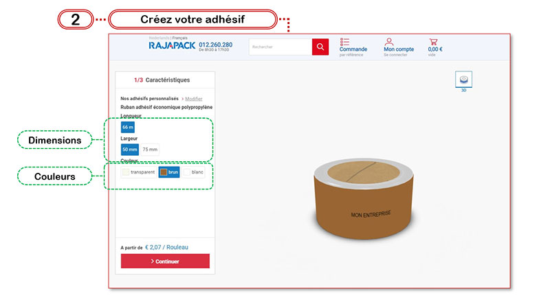 Rajaprint : créez votre adhésif