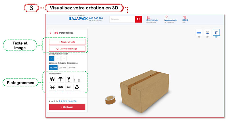 Visualisez votre création en 3D