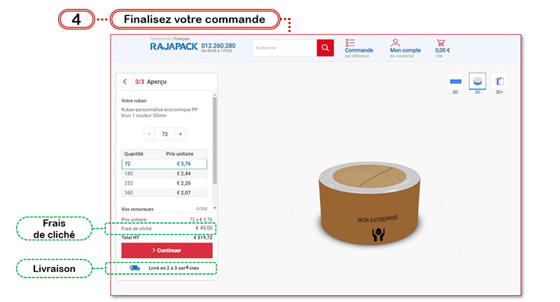 Finalisez votre commande