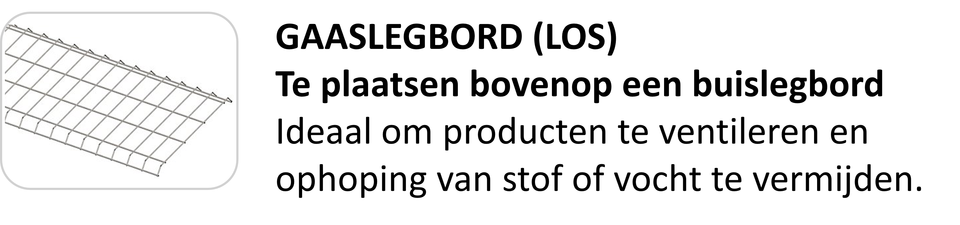 legende voor gaasborden