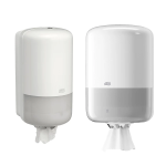 Distributeurs blancs pour bobines d'essuyage M1 et M2