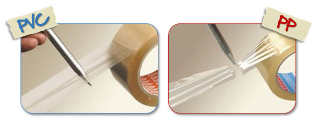 Elasticiteit tussen PVC en PP tape