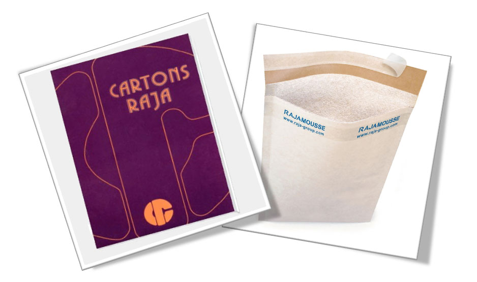 Eerste productcatalogus van Cartons RAJA - Rajamousse schuimenvelop