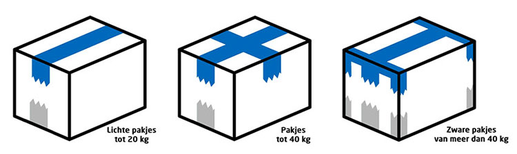 Dozen sluiten met tape is mogelijk volgens deze 3 technieken