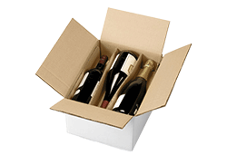 Découvrez tous types de caisses à vin en carton. 