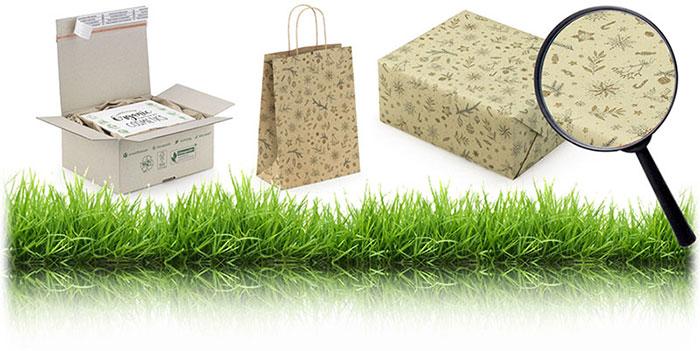 Emballages de papier à base d'herbe