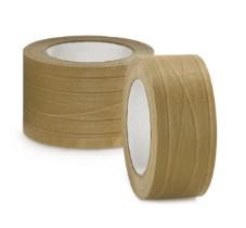 2 rollen papieren tape met linnendraad