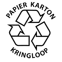 Logo papier karton kringloop