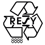 Symbole RESY pour emballages en papier ou carton