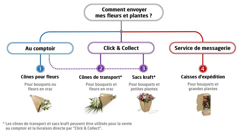 Guide de choix d'emballages pour fleurs