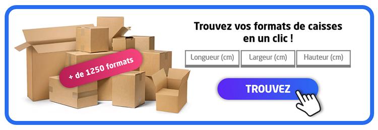 Trouvez la boîte parfaite pour votre produit en 1 clic