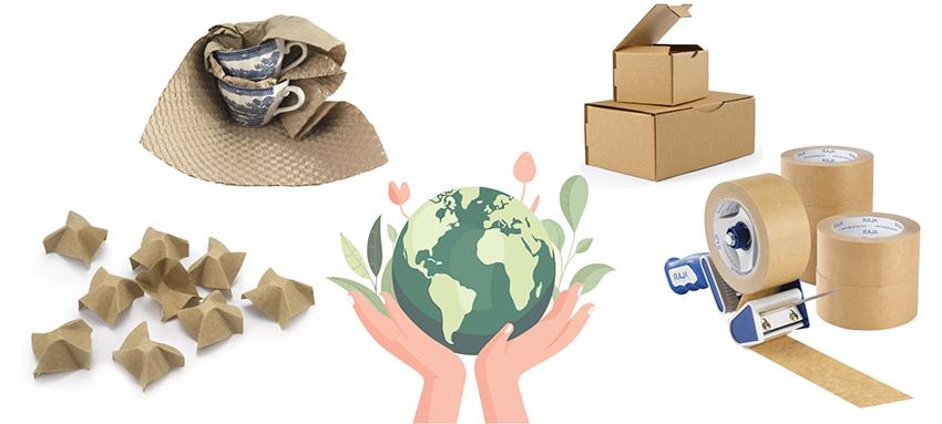 Verpakken met mono-materialen van papier voor de Europese Verpakkingswet