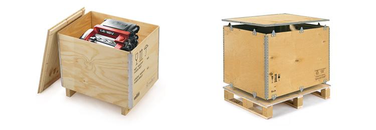 Les caisses en bois, un exemple d'emballages protecteurs pour les marchandises volumineuses