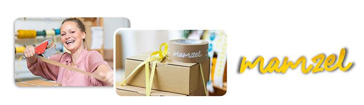 La boutique en ligne Mamzel montre comment elle utilise le mono-emballage lors de l'emballage
