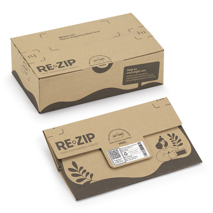 Herbruikbare verzenddozen van RE-ZIP