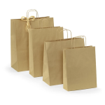 papieren draagtassen bruin