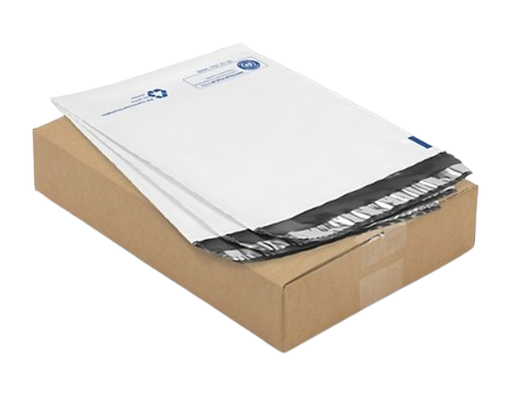 Pochettes d'expédition blanches opaques de PCR