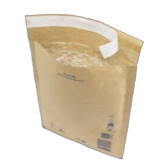 Enveloppe à bulles d'air recyclée avec bande adhésive