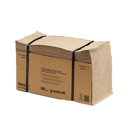 grasikraft papier voor fillpak papierkussenmachines van ranpak