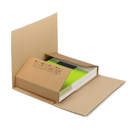 kruiswikkelverpakking voor boeken
