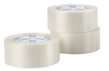 3 rouleaux de ruban adhésif de fermeture renforcé à filaments croisé